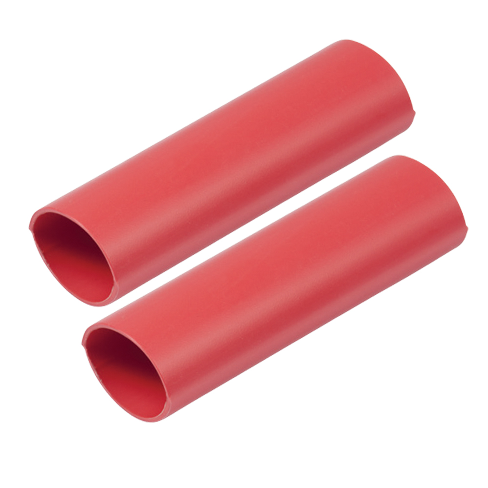 Ancor Heavy Wall Heat Shrink Tubing - 1&quot; x 6&quot; - 2-Pack - Red CD-61051