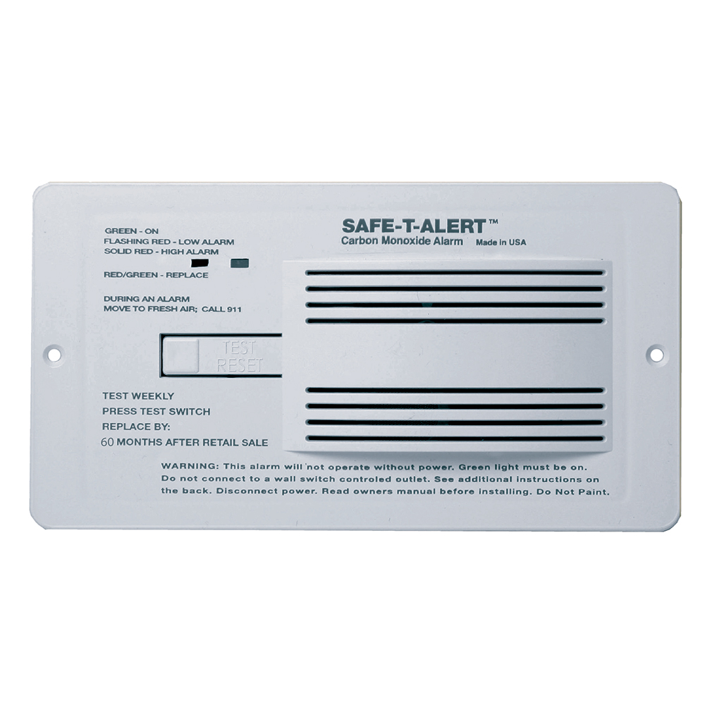 Safe-T-Alert 65 Series RV Flush Mount Carbon Monoxide Alarm CD-61811