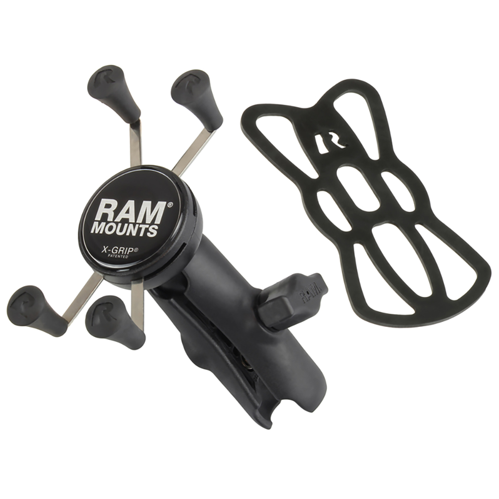 image for RAM Mount Universal X-Grip® Cell Phone Cradle w/Double Socket Arm