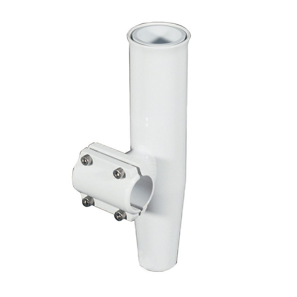 image for Lee’s Clamp-On Rod Holder – White Aluminum – Horizontal Mount – Fits 1.900″ O.D. Pipe
