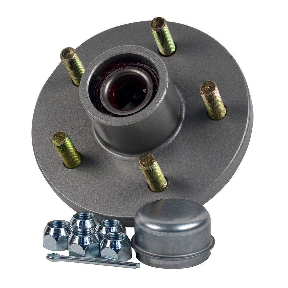 image for C.E. Smith Trailer Hub Kit – 1-3/8″ x 1-1/16″ Tapered – 5 x 4-1/2″ Galvanized