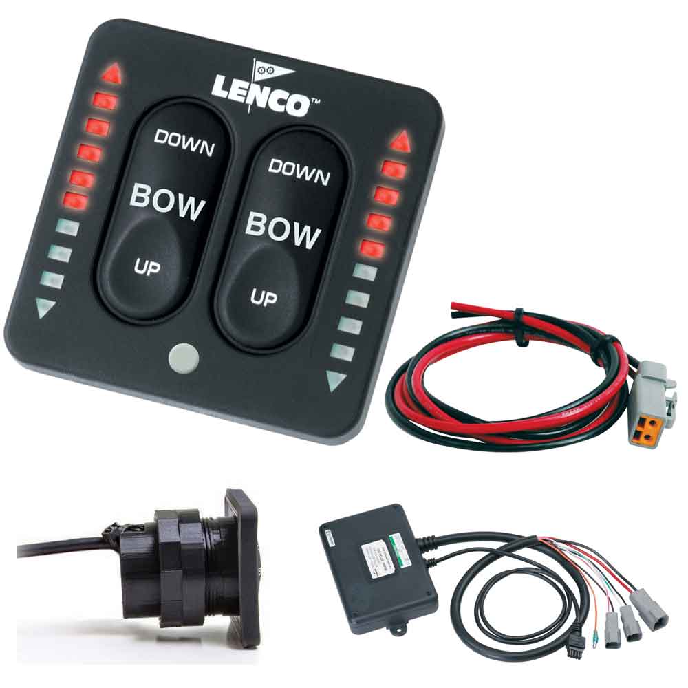 Lenco LED Indicator Two-Piece Tactile Switch Kit w/Pigtail f/Single Actuator Systems -  15270-001 - 15270-001