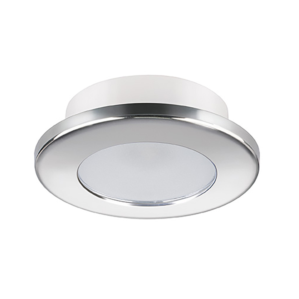 Quick Ted C Downlight - Warm White - Stainless Steel - Round Bezel - 2W - IP66