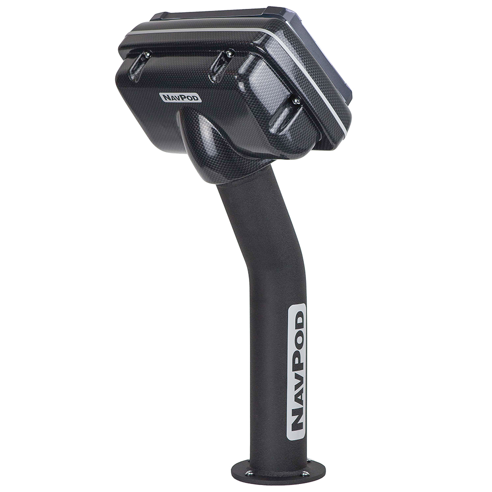 image for NavPod PED4800 PedestalPod Uncut (Usable Face = 11.125″W x 8″H) (28.3cm W x 20.3cm H) – Carbon Black