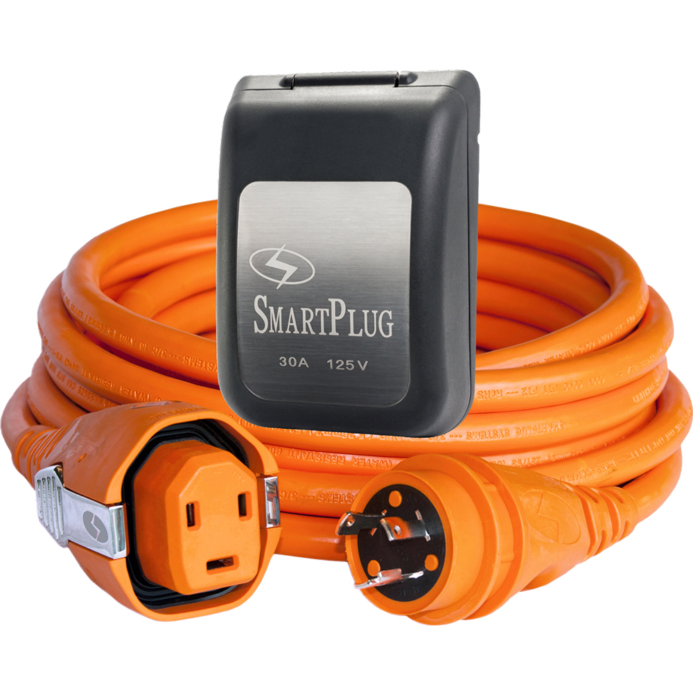 image for SmartPlug 30 Amp Dual Configuration 50' Cordset w/Tinned Wire &Twist-Type Connector & 30 Amp Non-Metallic Black Inlet