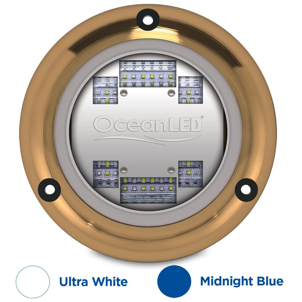 image for OceanLED Sport S3124s Underwater LED Light – Ultra White/Midnight Blue