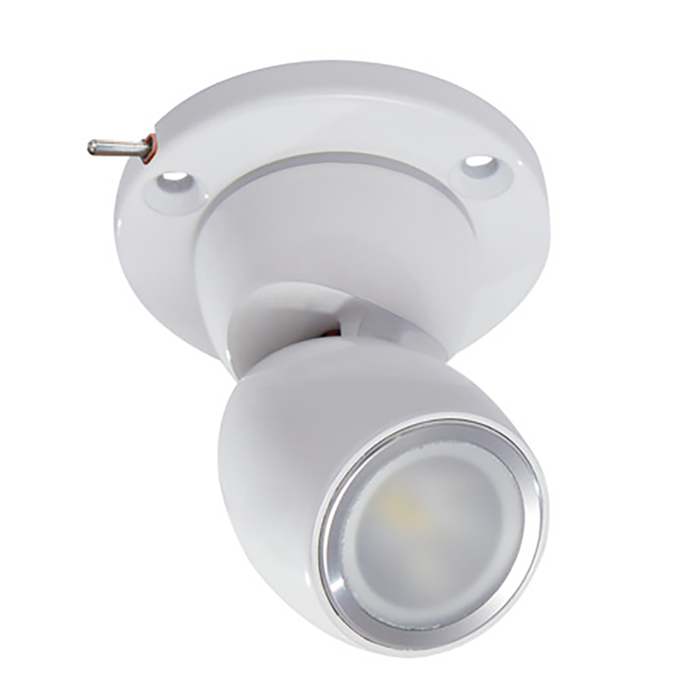 image for Lumitec GAI2 Warm White Dimming – Heavy-Duty Base w/Built-In Switch – White Housing