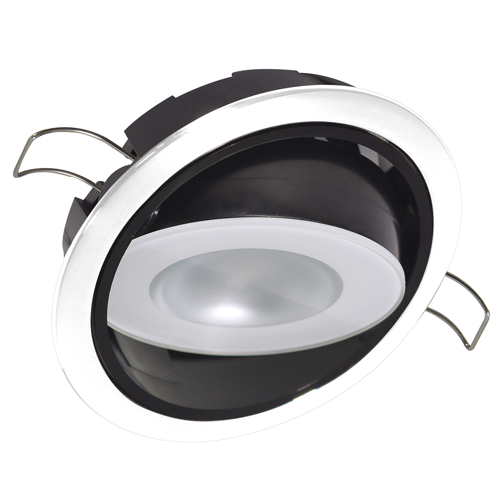 image for Lumitec Mirage Positionable Down Light – Warm White Dimming – Hi CRI – White Bezel