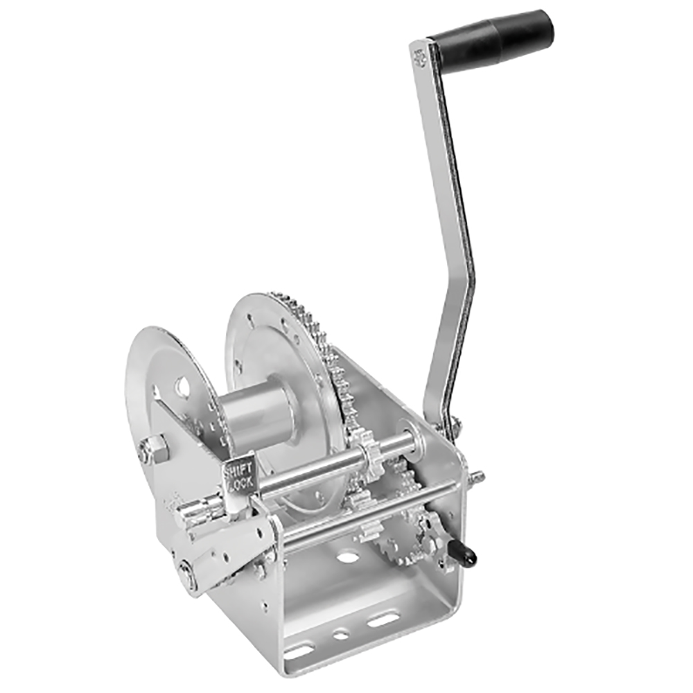 image for Fulton 2600lb 2-Speed Winch w/Hand Brake