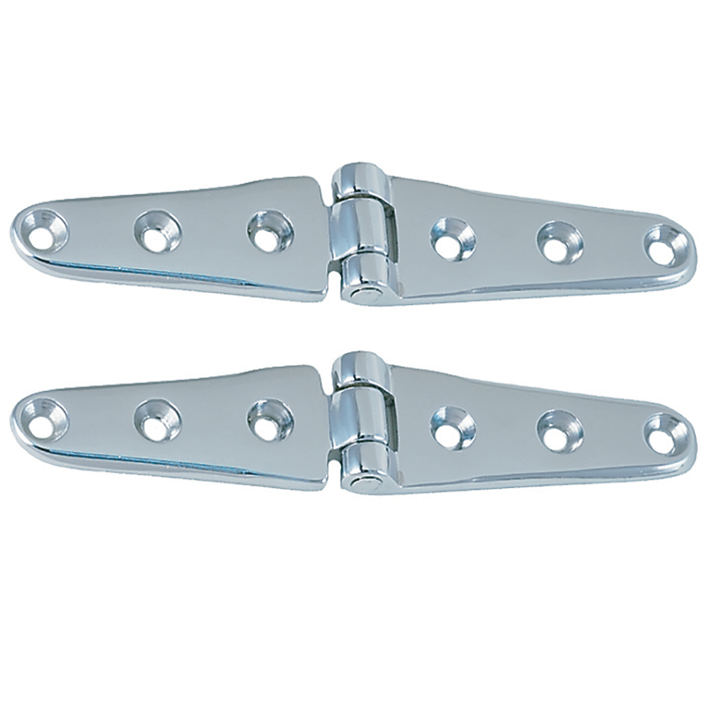 image for Perko 8″ Chrome Plated Bronze Strap Hinges