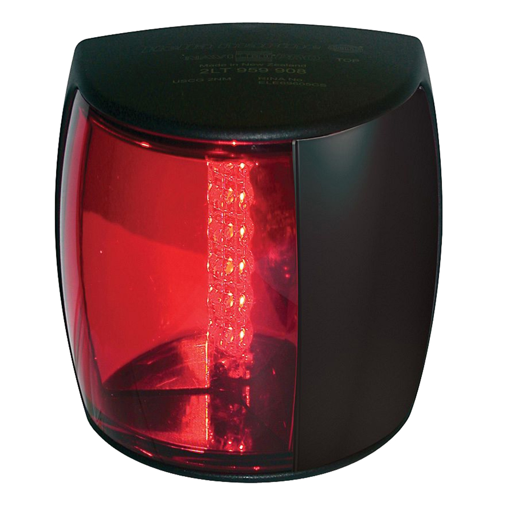 image for Hella Marine NaviLED PRO Port Navigation Lamp – 2nm – Red Lens/Black Housing