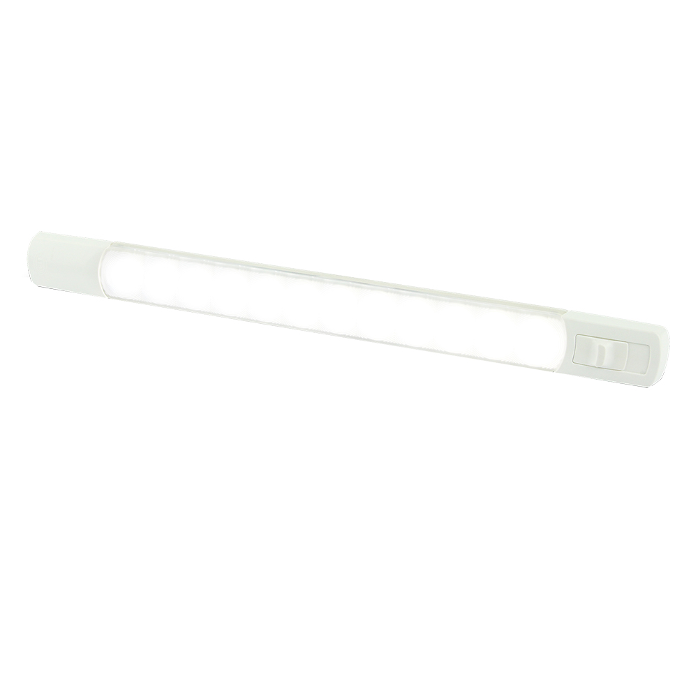 image for Hella Marine Surface Strip Light w/Switch – White LED – 12V