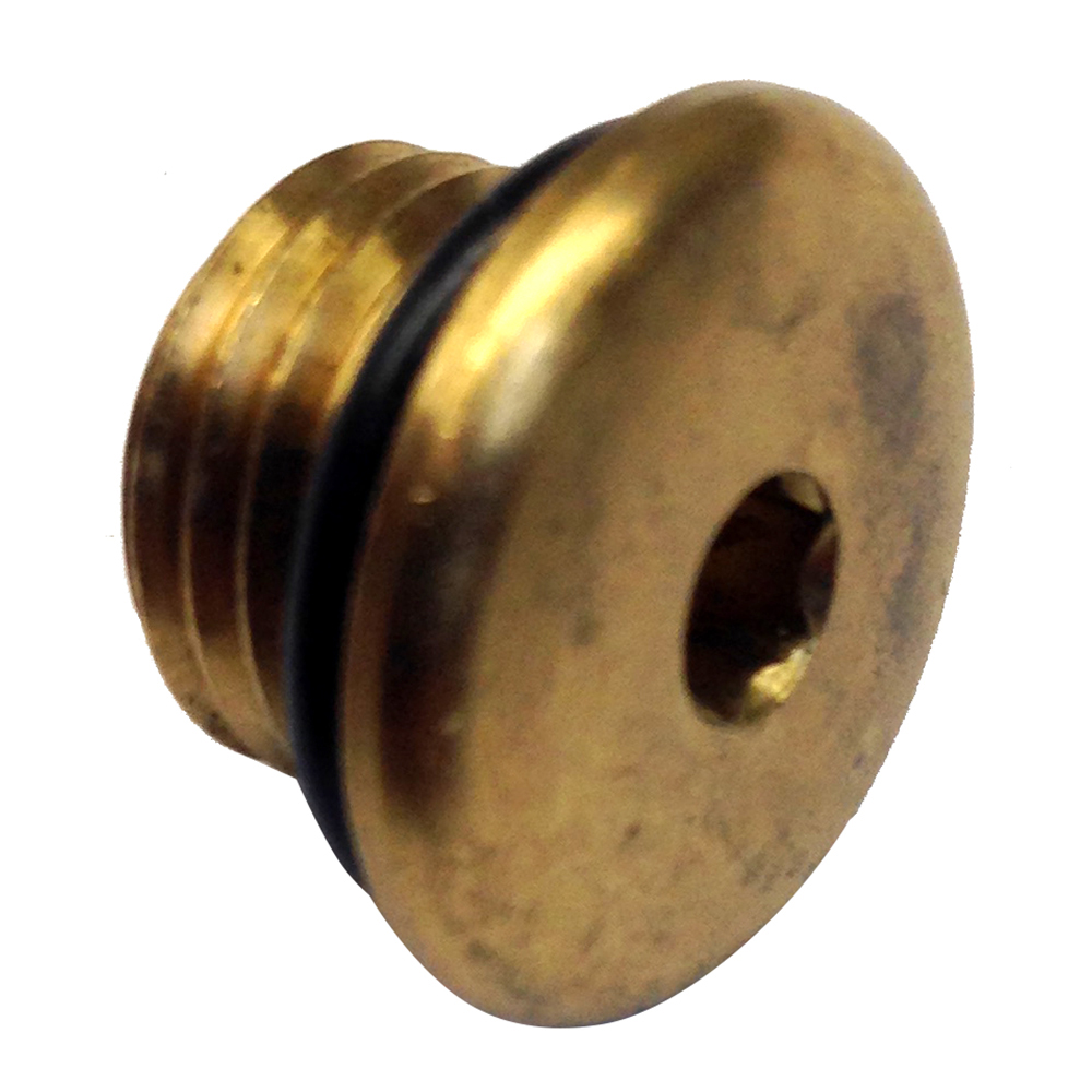 image for Uflex Brass Plug w/O-Ring for Pumps