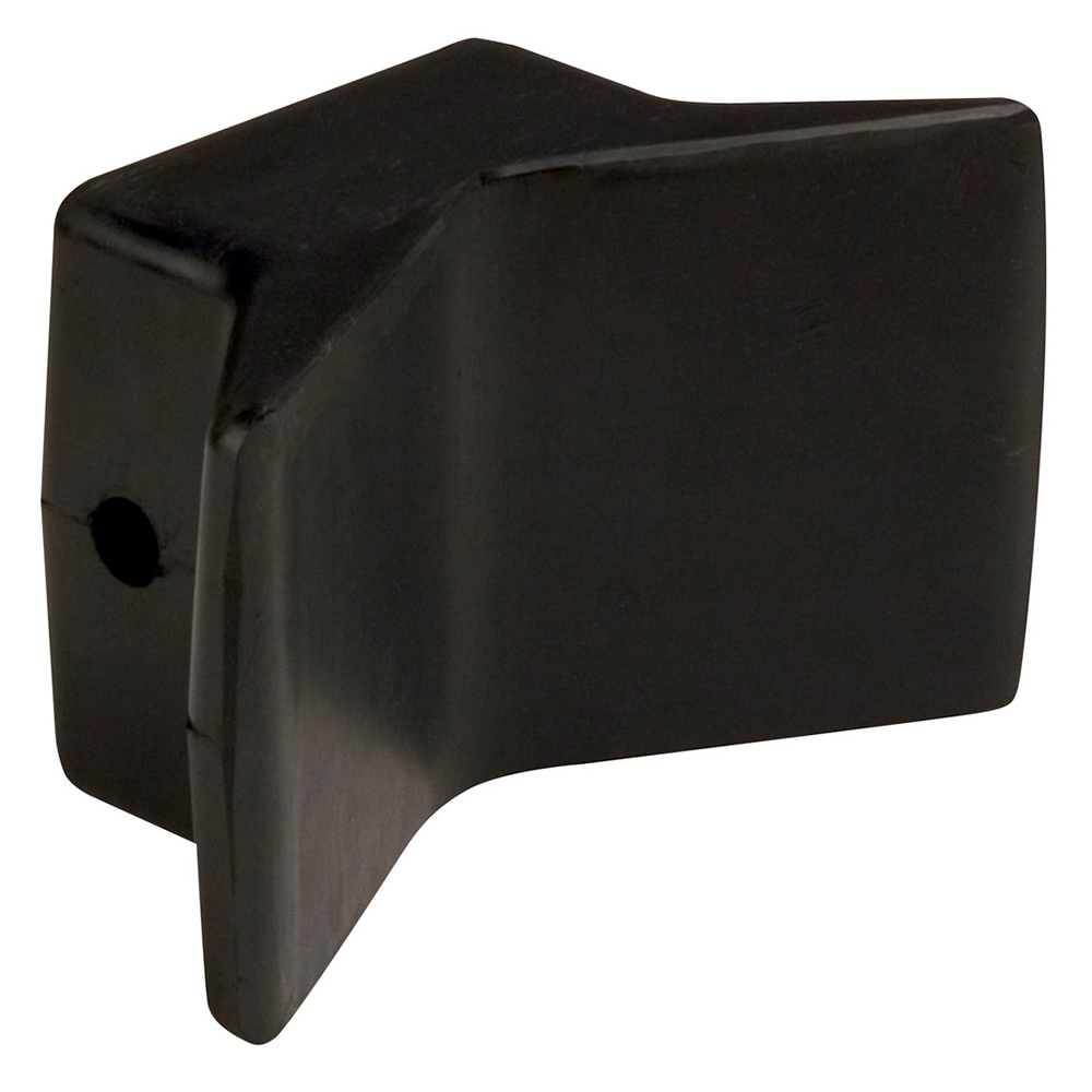 image for C.E. Smith Bow Y-Stop – 4″ x 4″ – Black Natural Rubber