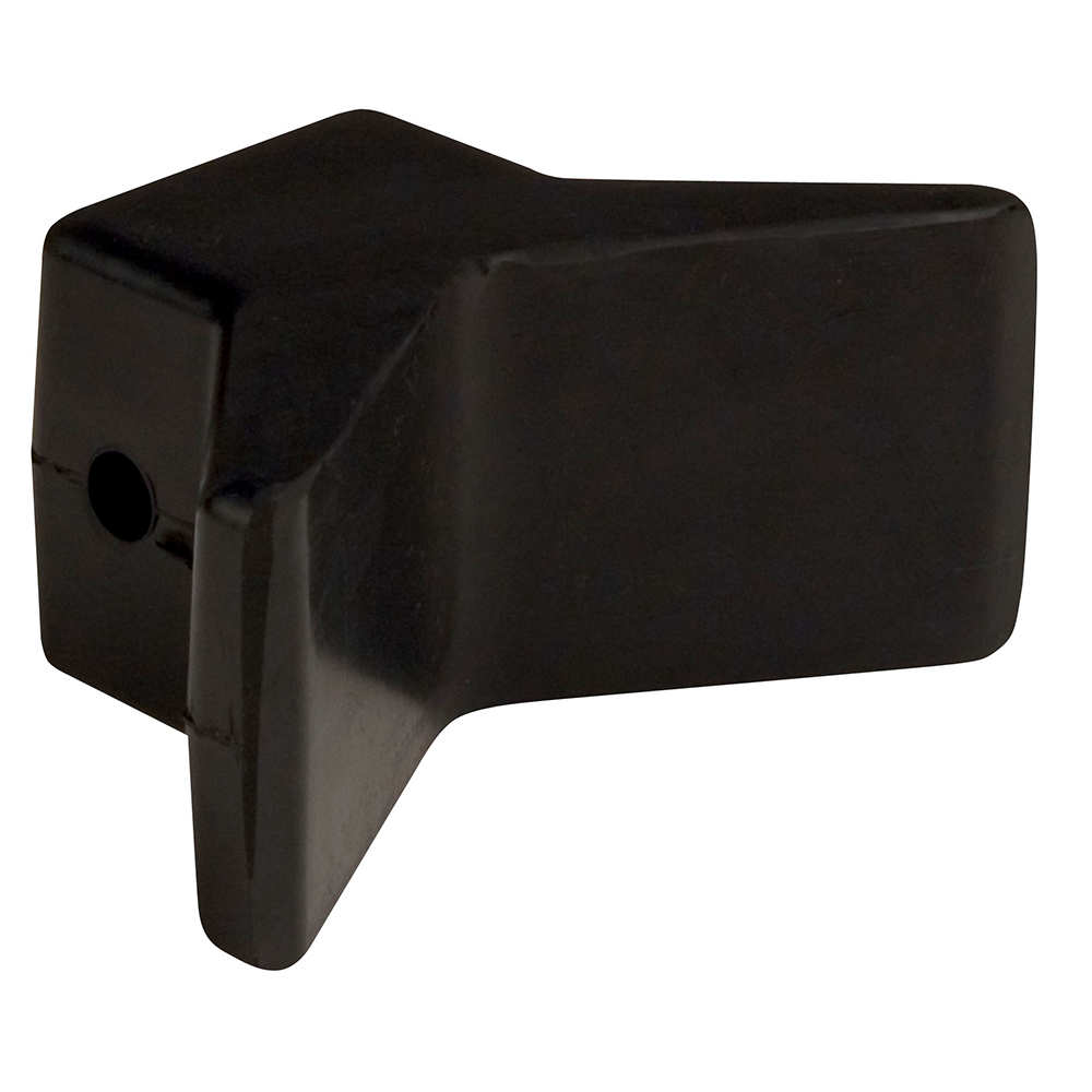 image for C.E. Smith Bow Y-Stop – 3″ x 3″ – Black Natural Rubber