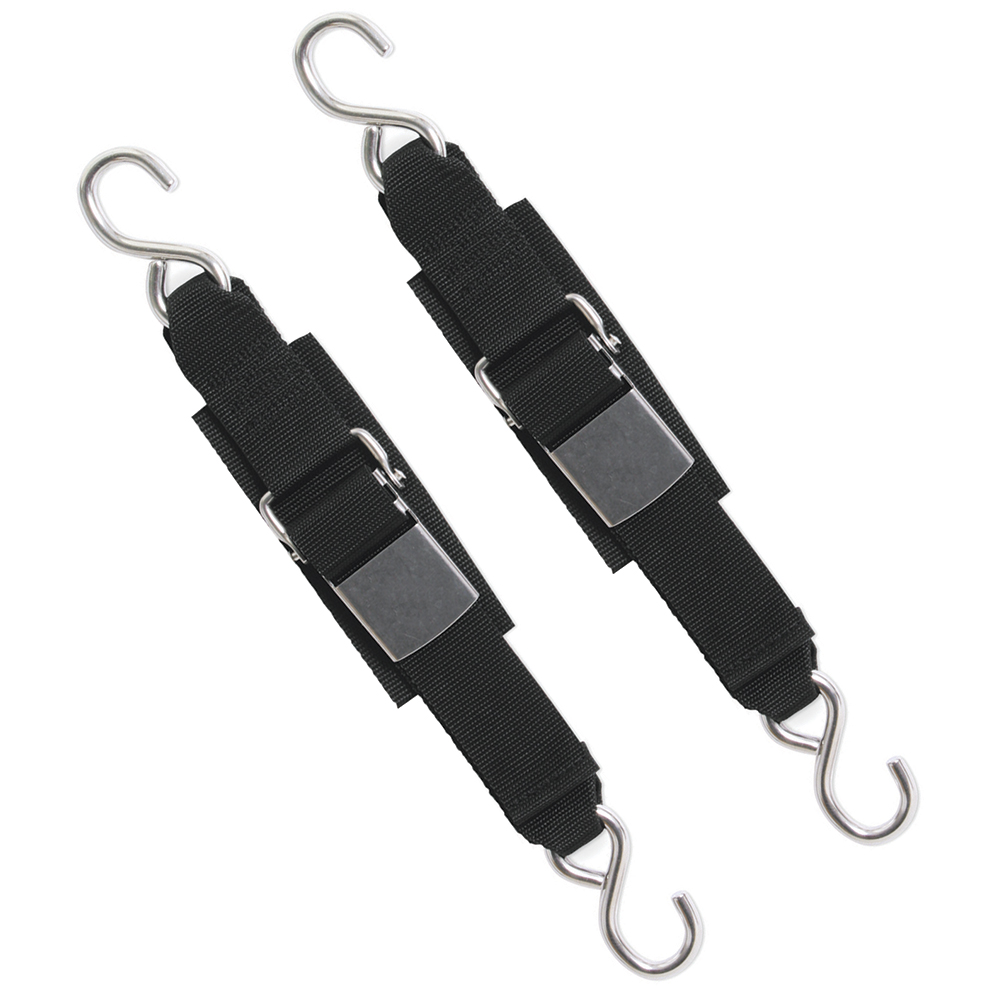 image for BoatBuckle Stainless Steel Kwik-Lok Transom Tie-Downs