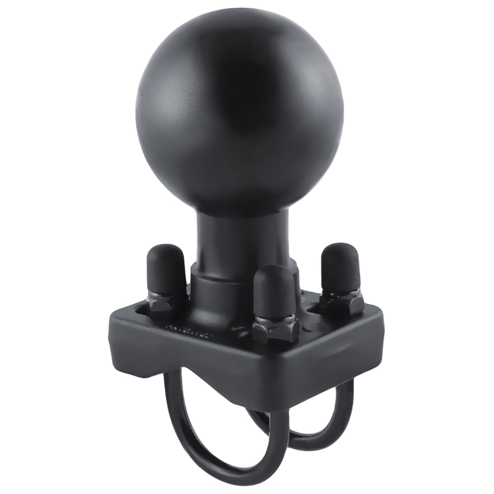 image for RAM Mount Double U-Bolt Base w/D Size 2.25″ Ball for Rails from 0.75″ to 1.25″ in Diameter