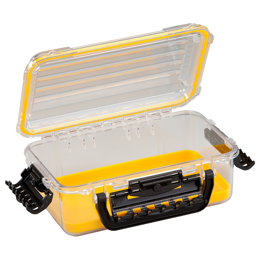 Plano Waterproof Polycarbonate Storage Box - 3600 Size - Yellow/Clear CD-66574
