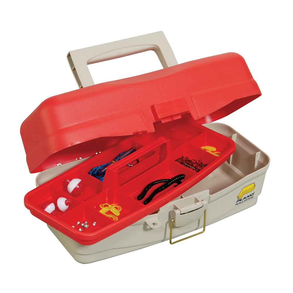 image for Plano Take Me Fishing™ Tackle Kit Box – Red/Beige