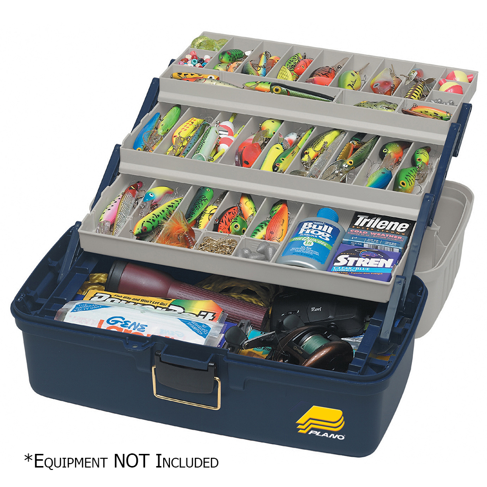 image for Plano Three-Tray Fixed Compartment Tackle Box – XL