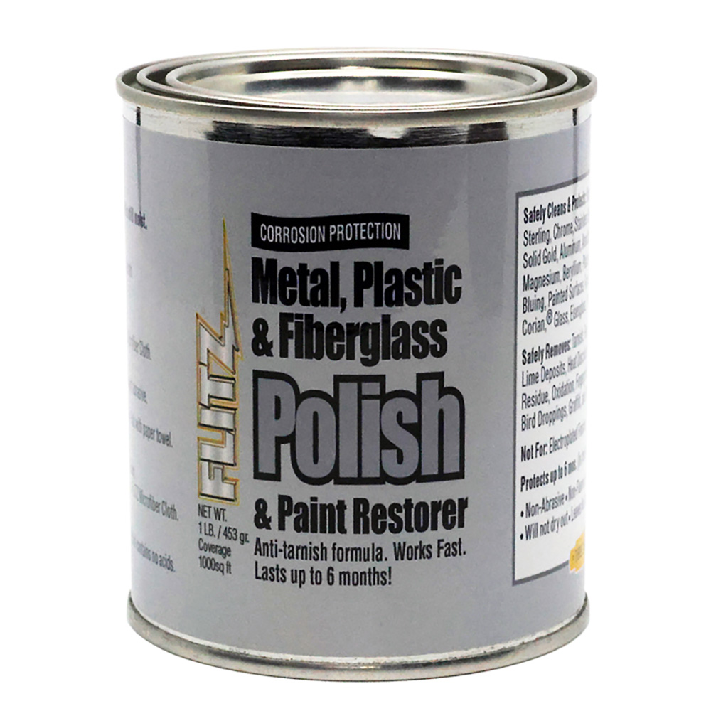 Flitz Metal, Plastic & Fiberglass Polish Paste - 1.0lb - CA 03516-6