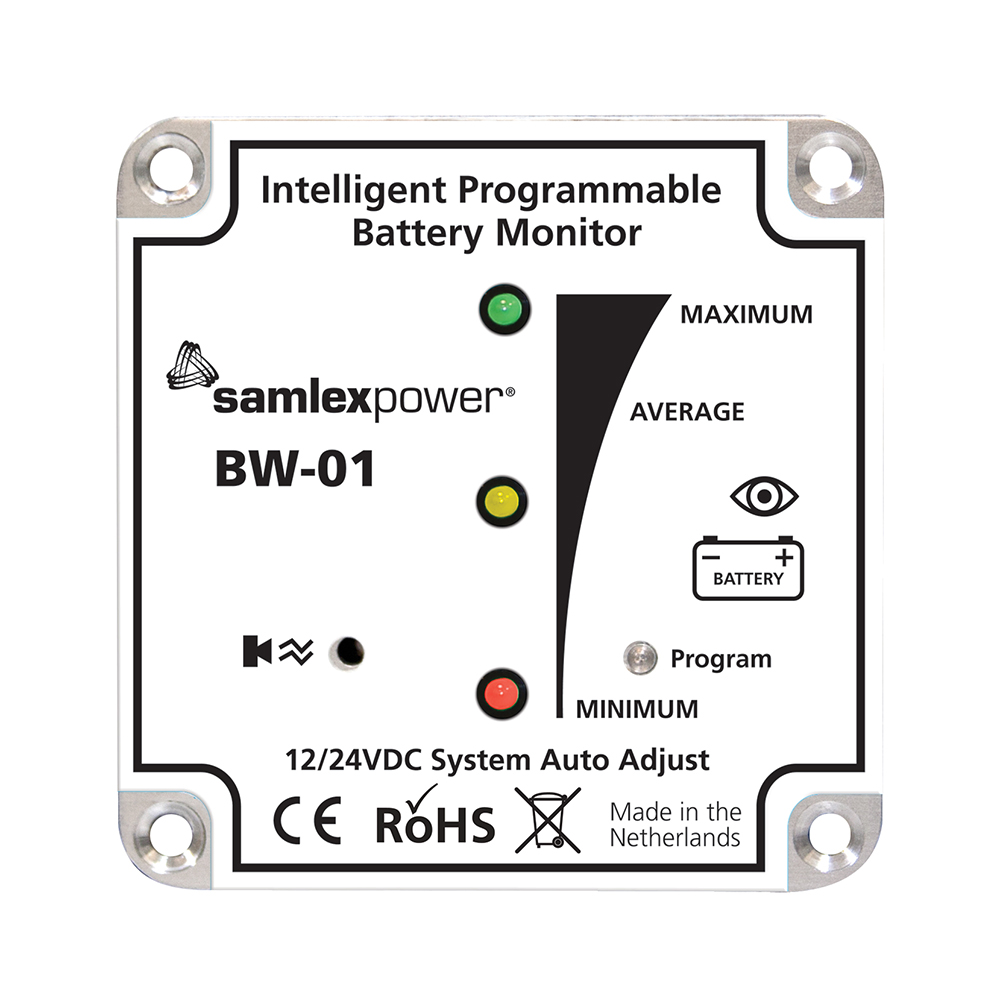 image for Samlex Battery Monitor – 12V or 24V – Programmable