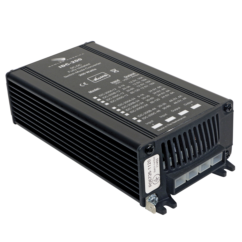 image for Samlex 200W Fully Isolated DC-DC Converter – 16A – 9-18V Input – 12V Output