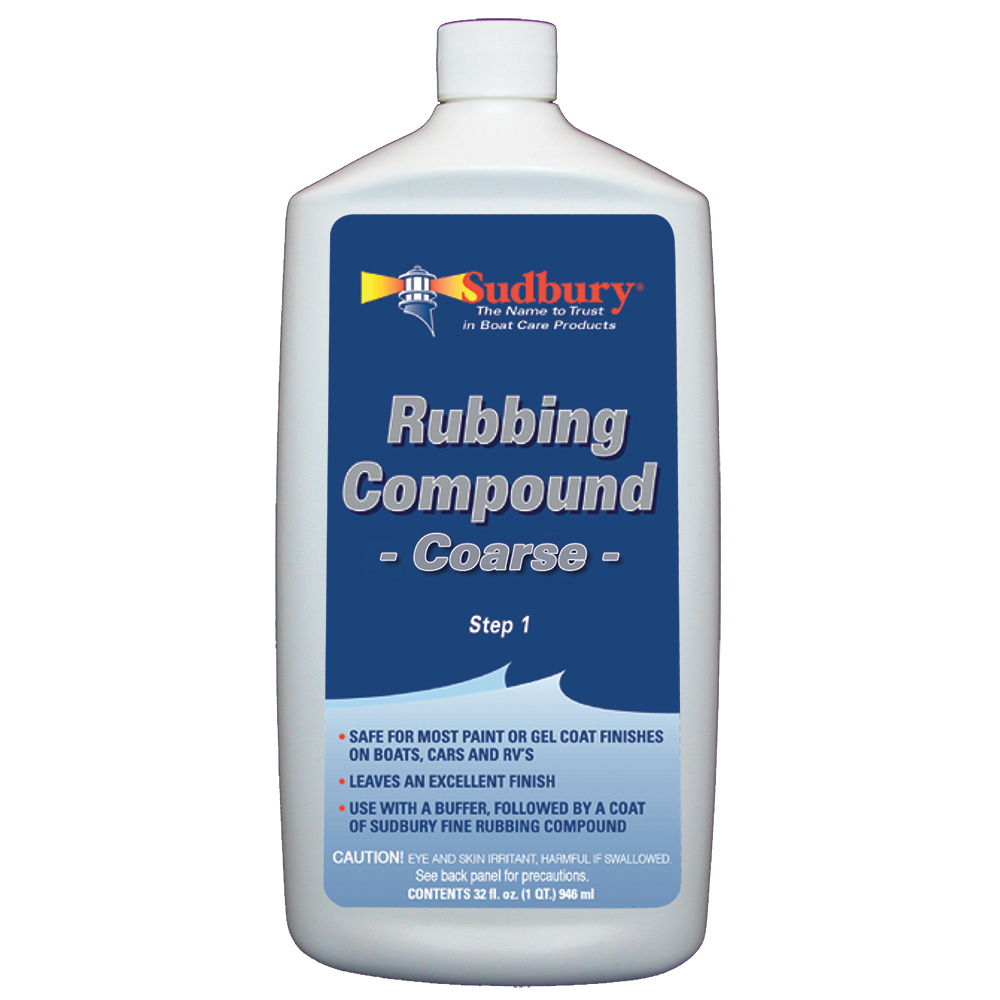 Sudbury Rubbing Compound Coarse - Step 1 - 32oz Fluid - 444