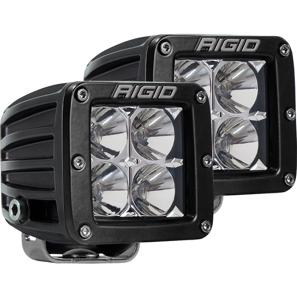 image for RIGID Industries D-Series PRO Hybrid-Flood LED – Pair – Black