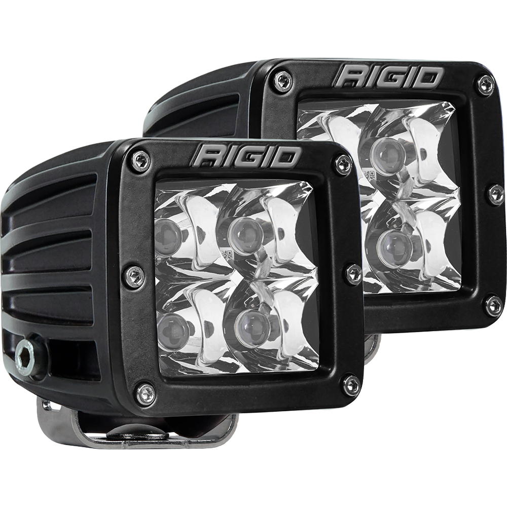 image for RIGID Industries D-Series PRO Hybrid-Spot LED – Pair – Black