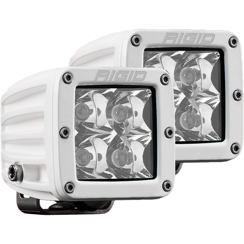 image for RIGID Industries D-Series PRO Hybrid-Spot LED – Pair – White
