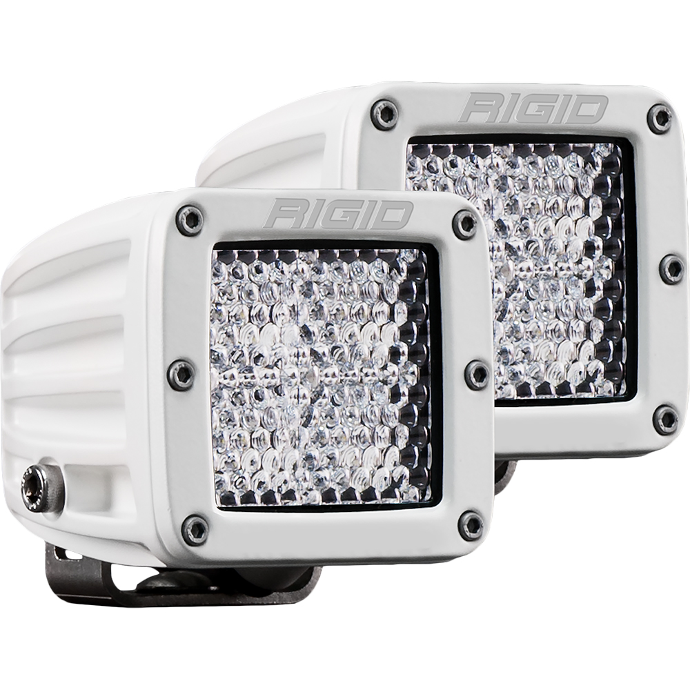 image for RIGID Industries D-Series PRO Hybrid-Diffused LED – Pair – White