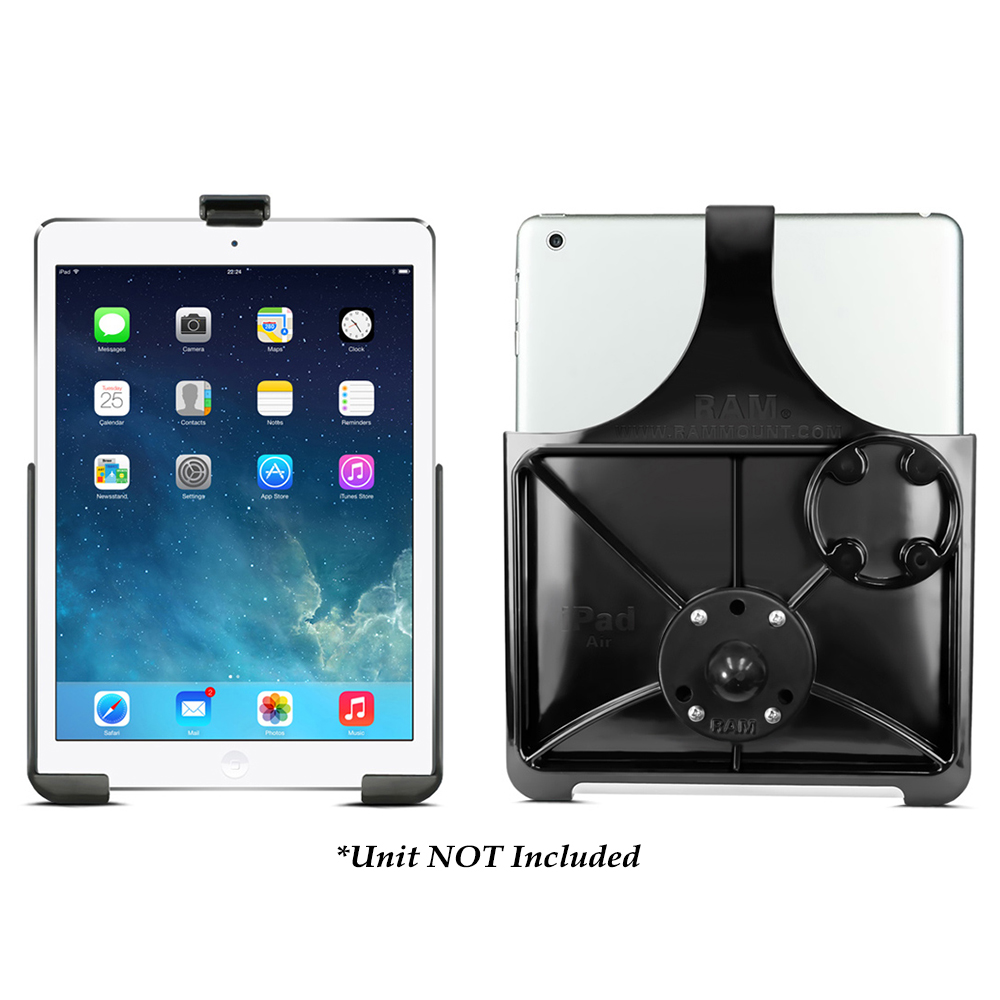 image for RAM Mount EZ-Roll’r™ Model Specific Cradle w/Round Base Adapter for the iPad 5th Generation, Apple iPad Air 1-2 & iPad Pro 9.7