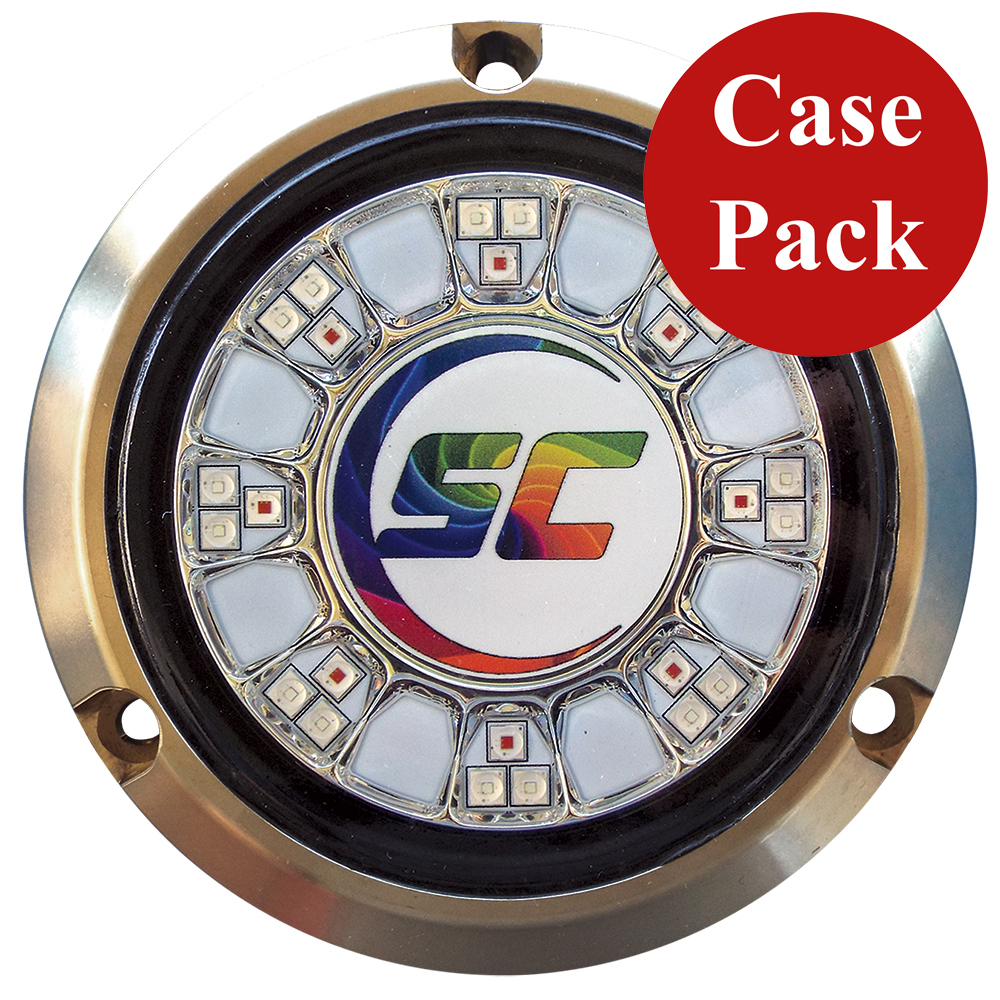 image for Shadow- Caster SCR-24 Bronze Underwater Light – 24 LEDs – Full Color Changing – *Case of 4*
