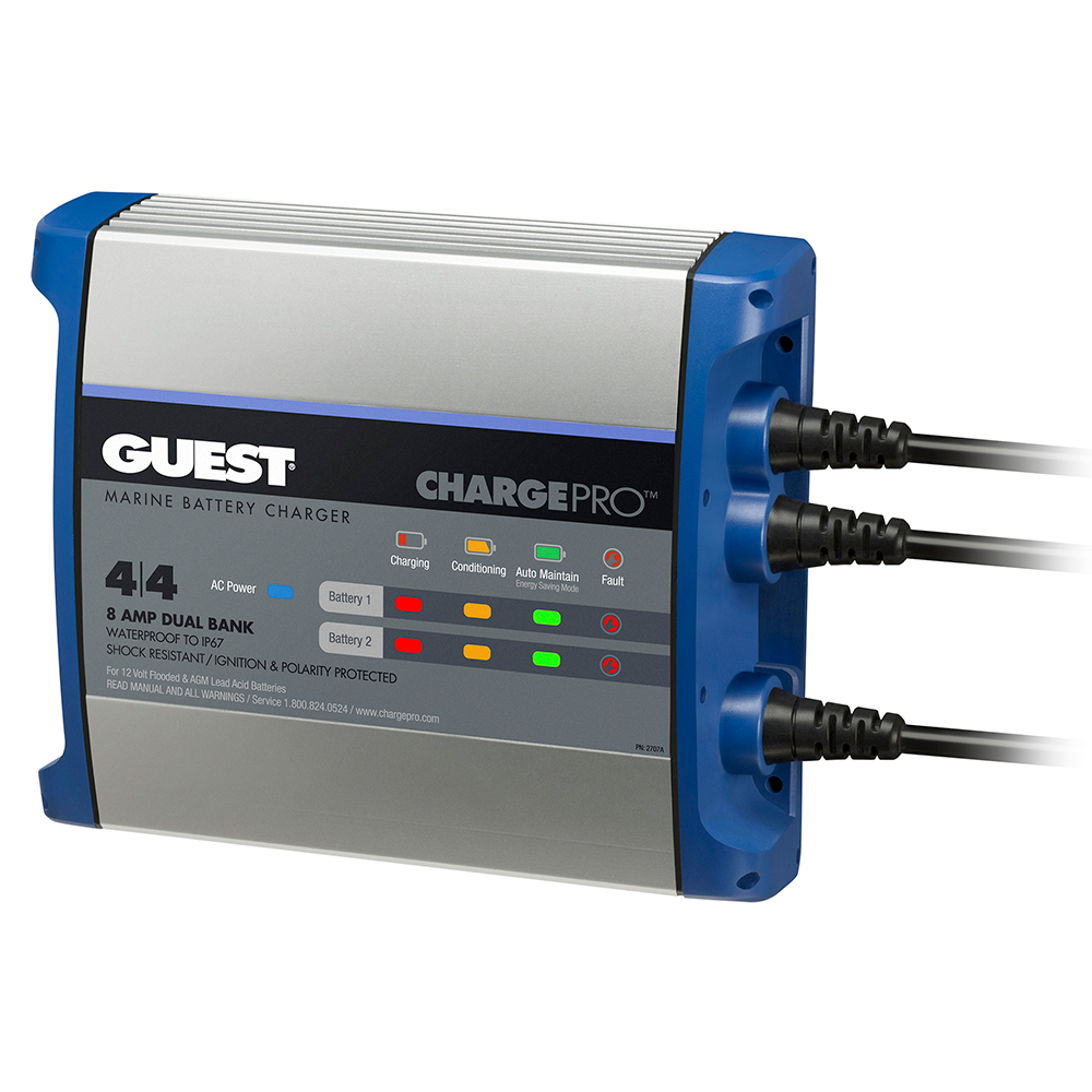 image for Guest On-Board Battery Charger 8A / 12V – 2 Bank – 120V Input