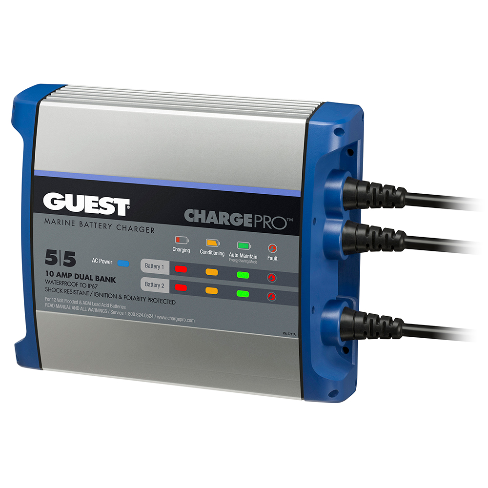 image for Guest On-Board Battery Charger 10A / 12V – 2 Bank – 120V Input