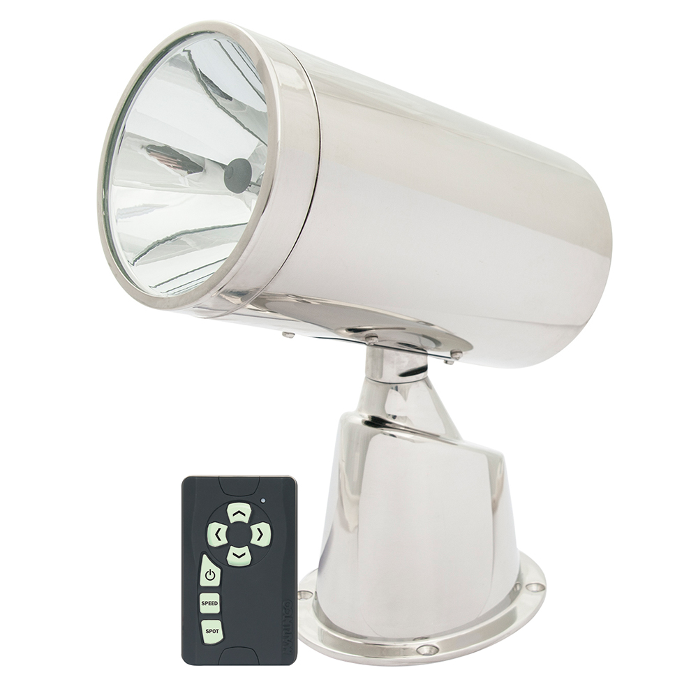 image for Marinco Wireless Stainless Steel Spotlight/Floodlight w/Remote