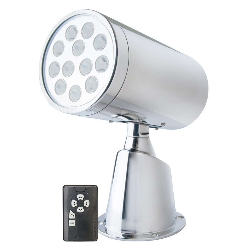 image for Marinco Wireless LED Stainless Steel Spotlight w/Remote