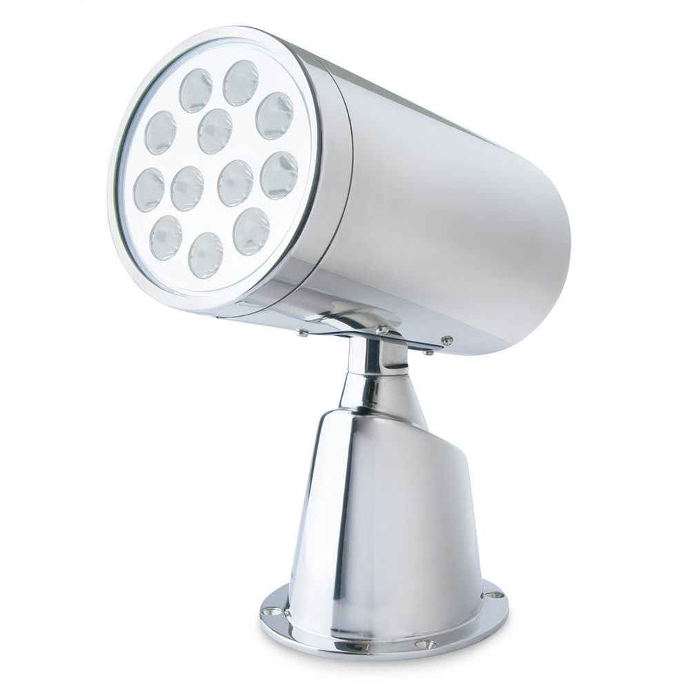 image for Marinco Wireless LED Stainless Steel Spotlight – No Remote