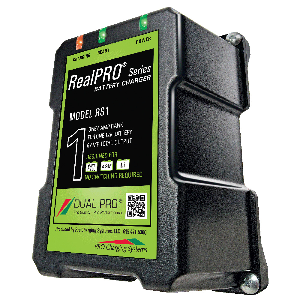 Dual Pro RealPRO Series Battery Charger - 6A - 1-Bank - 12V - RS1