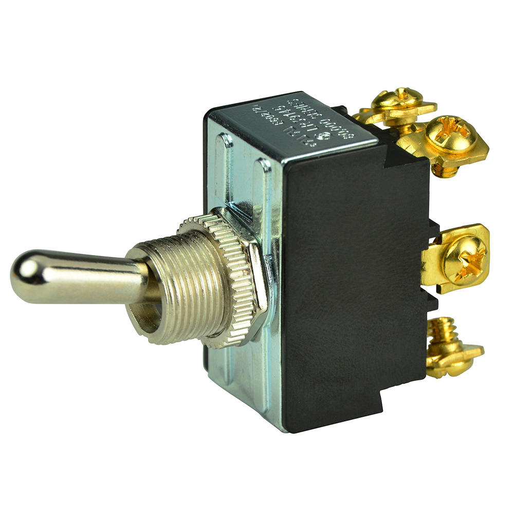 BEP DPDT Chrome Plated Toggle Switch - ON/OFF/ON CD-68683