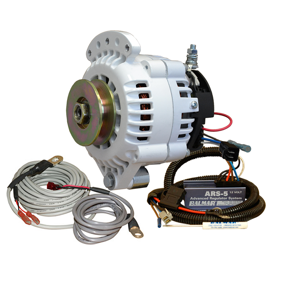 image for Balmar 621 Series Alternator – Spindle Mount(Single Foot) Charging Kit – 100A – 12V