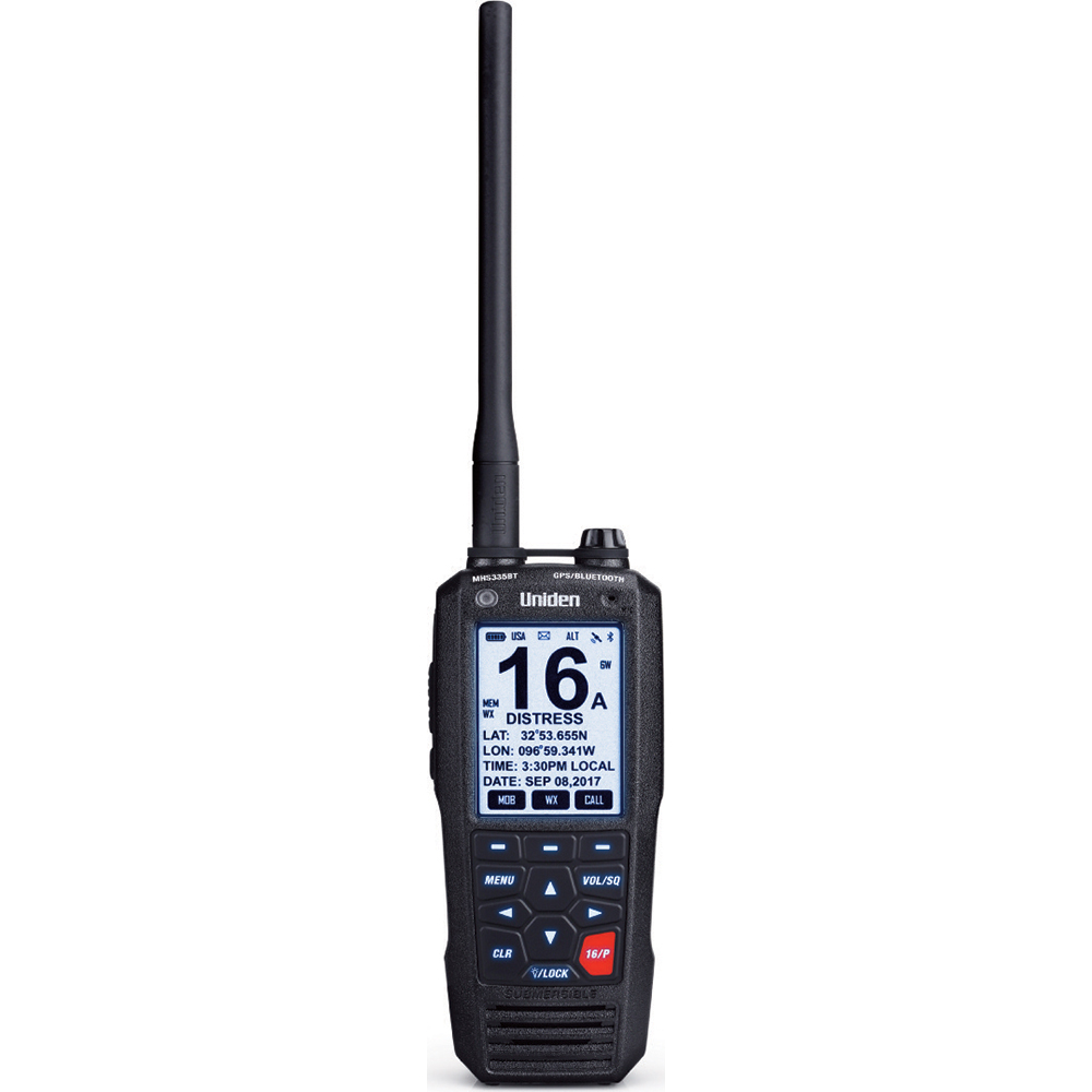 image for Uniden MHS335BT Handheld VHF Radio w/GPS & Bluetooth