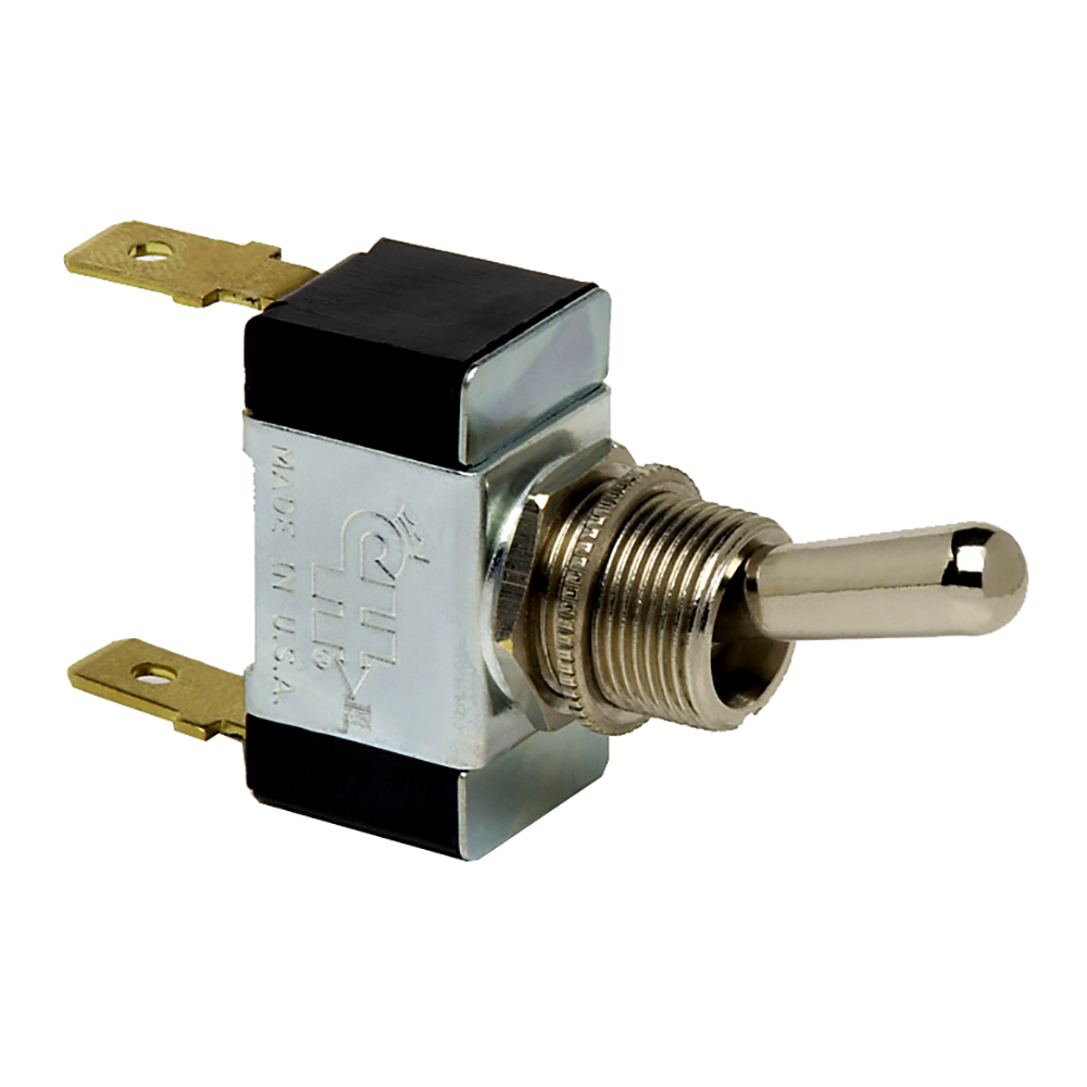 image for Cole Hersee Heavy Duty Toggle Switch SPST On-Off 2 Blade