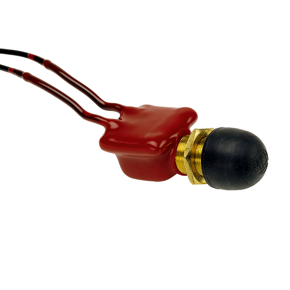 image for Cole Hersee Vinyl Coated Push Button Switch SPST Off-On 2 Wire