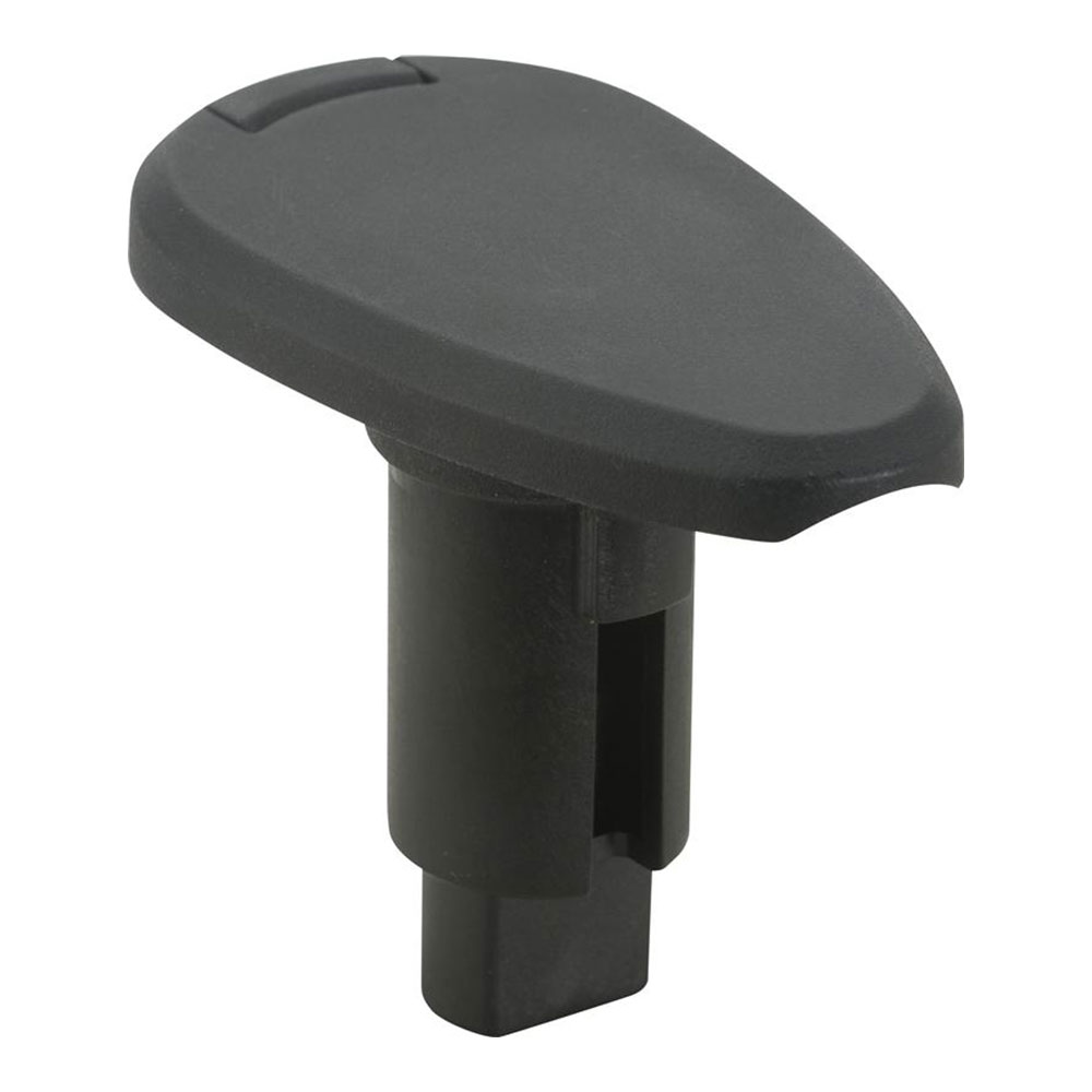 Attwood LightArmor Plug-In Base - 2 Pin - Black - Teardrop CD-69529
