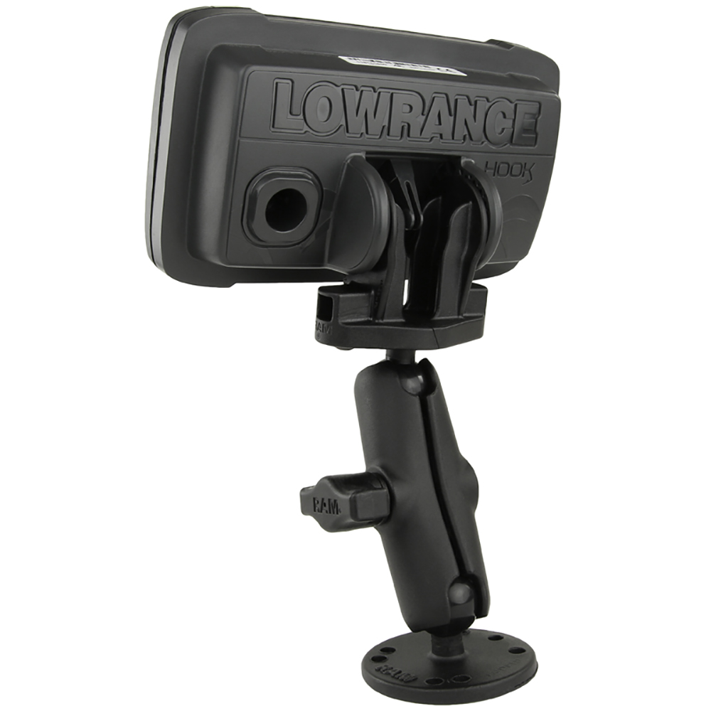 image for RAM Mount B Size 1″ Fishfinder Mount for the Lowrance Hook2 Series
