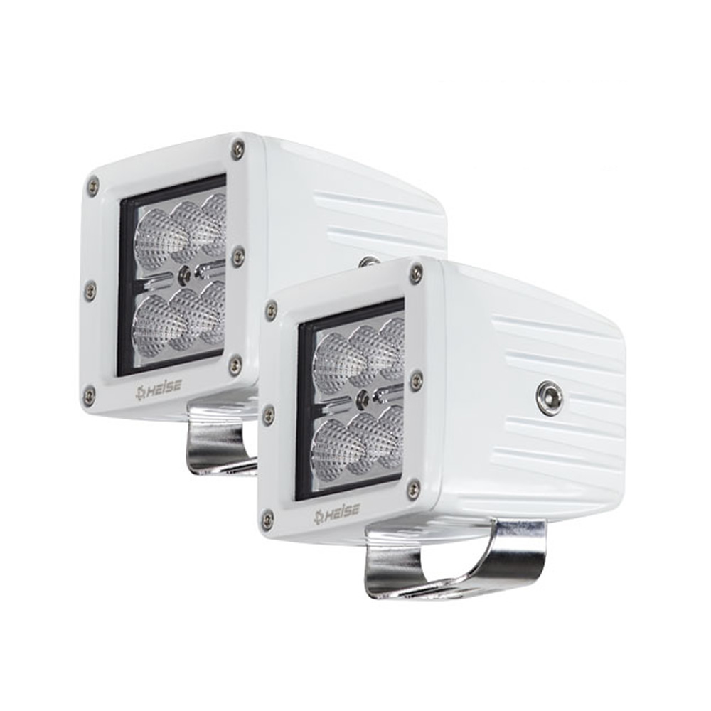 HEISE 6 LED Marine Cube Light w/Harness - 3&quot; - 2 Pack CD-69782