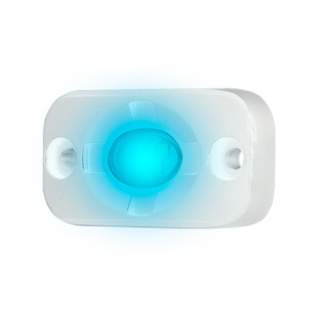 image for HEISE Marine Auxiliary Accent Lighting Pod – 1.5″ x 3″ – White/Blue
