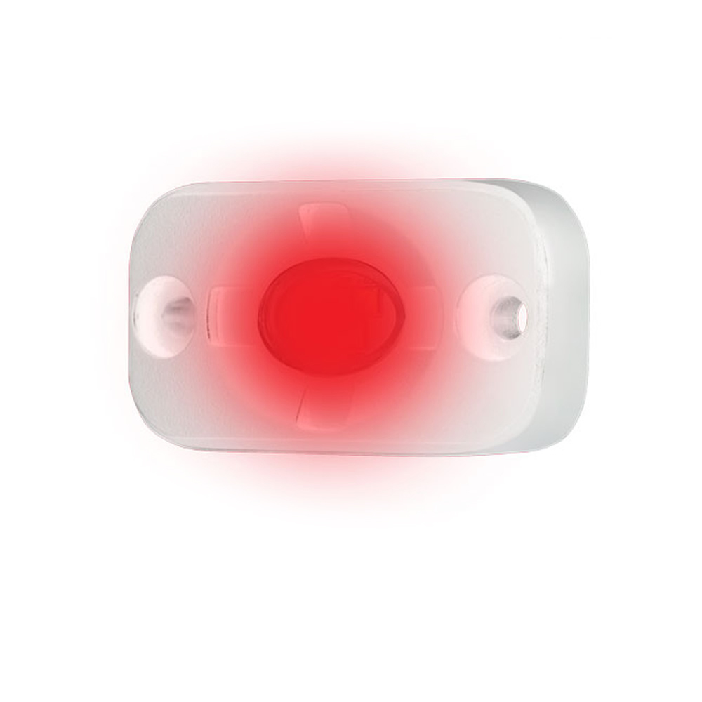image for HEISE Marine Auxiliary Accent Lighting Pod – 1.5″ x 3″ – White/Red